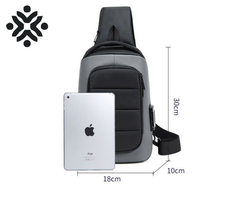 900D Laminating Oxford Anti Theft Chest Bag
